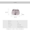 Rhombus chain small bag women's new high-end bright diamond box bag shoulder messenger bag