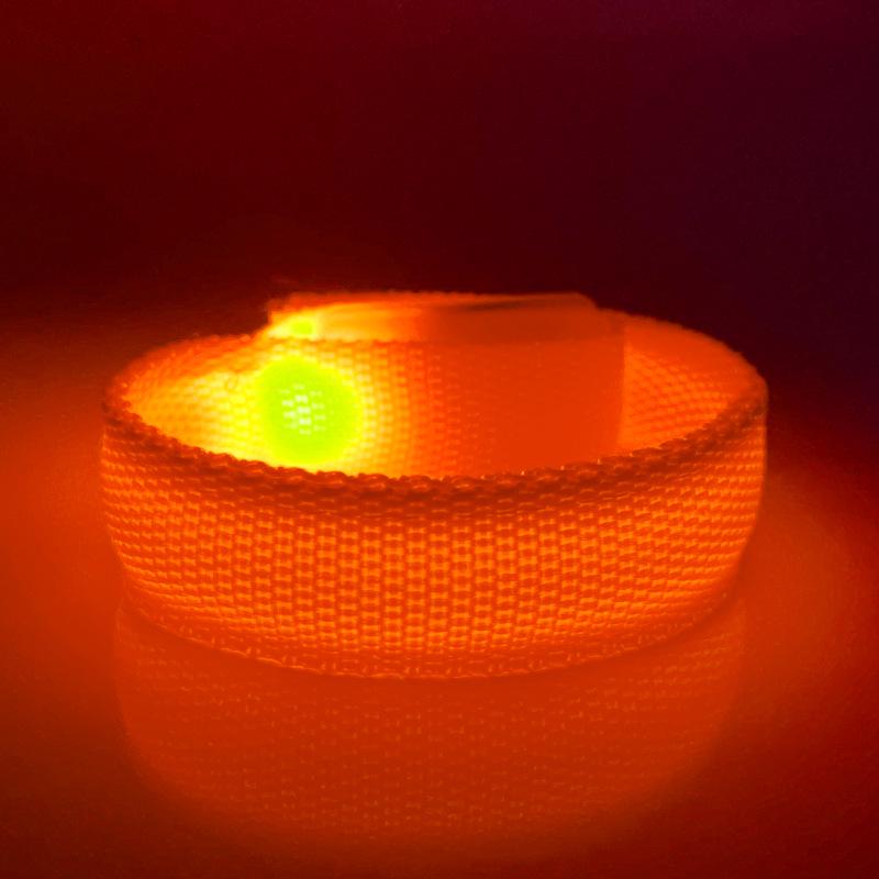 Leuchtendes LED-Sportarmband: Leuchtendes Armband für Nachtläufe, Partys, Konzerte