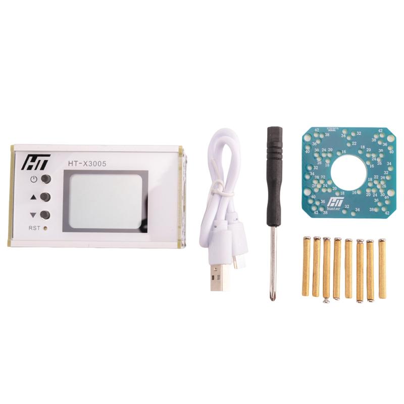 

A96I-HT-X3005 Speed Meter Ball Velocity Energy Measurement Chronograph Speed Tester With Backlight LCD білий