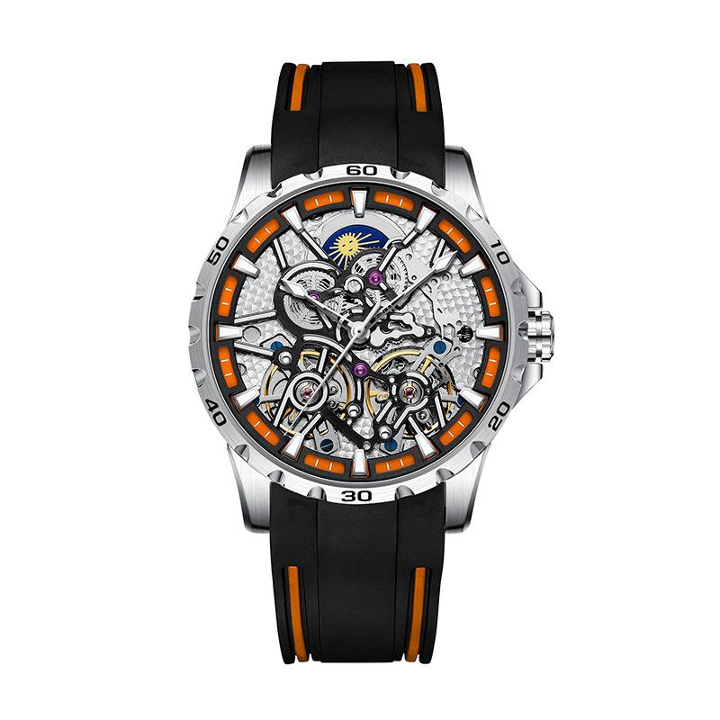 AILANG New Swiss Genuine Watches Double Tourbillon Automatic Mechanical Watches Men Waterproof