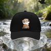 Cute Tiger Sandwich Baseball Cap Unisex Simple Lightweight and Adjustable Outdoor Sun Hat Ideal Gift for Travel Parties