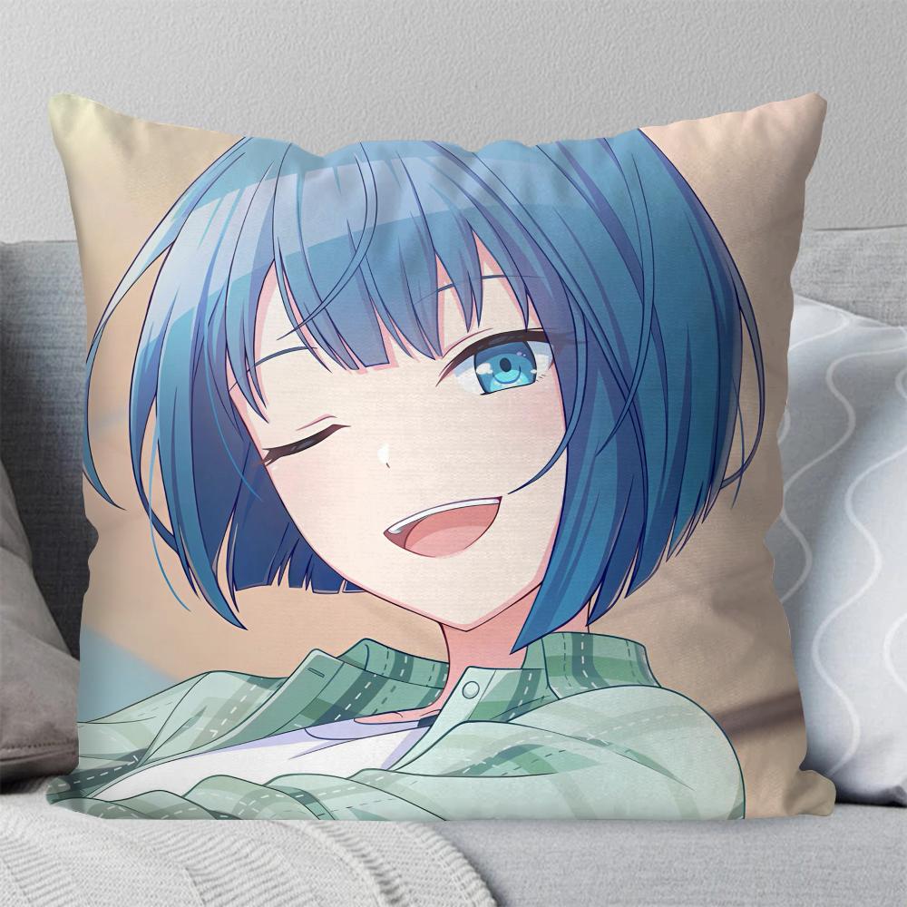Kiritani Haruka Animation Game Project Sekai Pillow Case Square Pillow Bedroom Sofa LeisureCar Living Room Home Decoration 40X40
