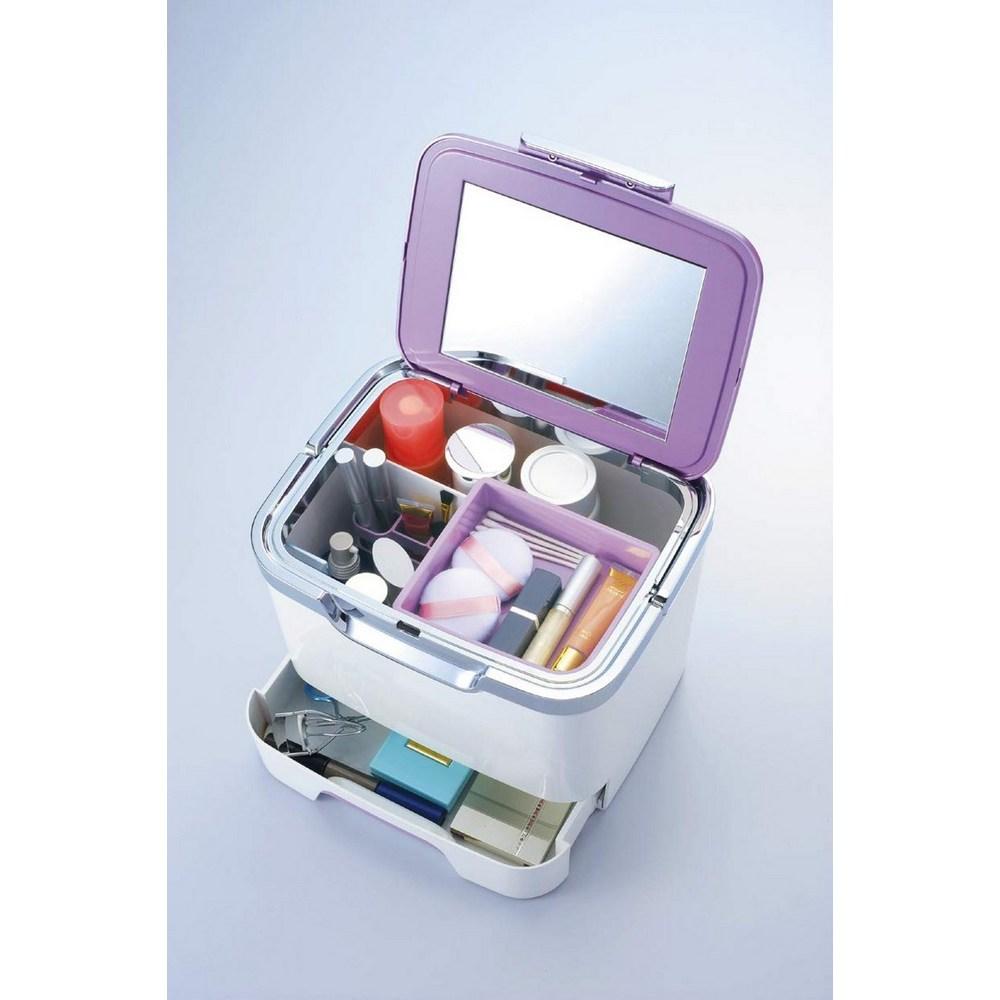 Kosmetikbox Kosmetikbox Großraum-Aufbewahrung Geschickte Blume Hergestellt in MI Creations Japan, 1