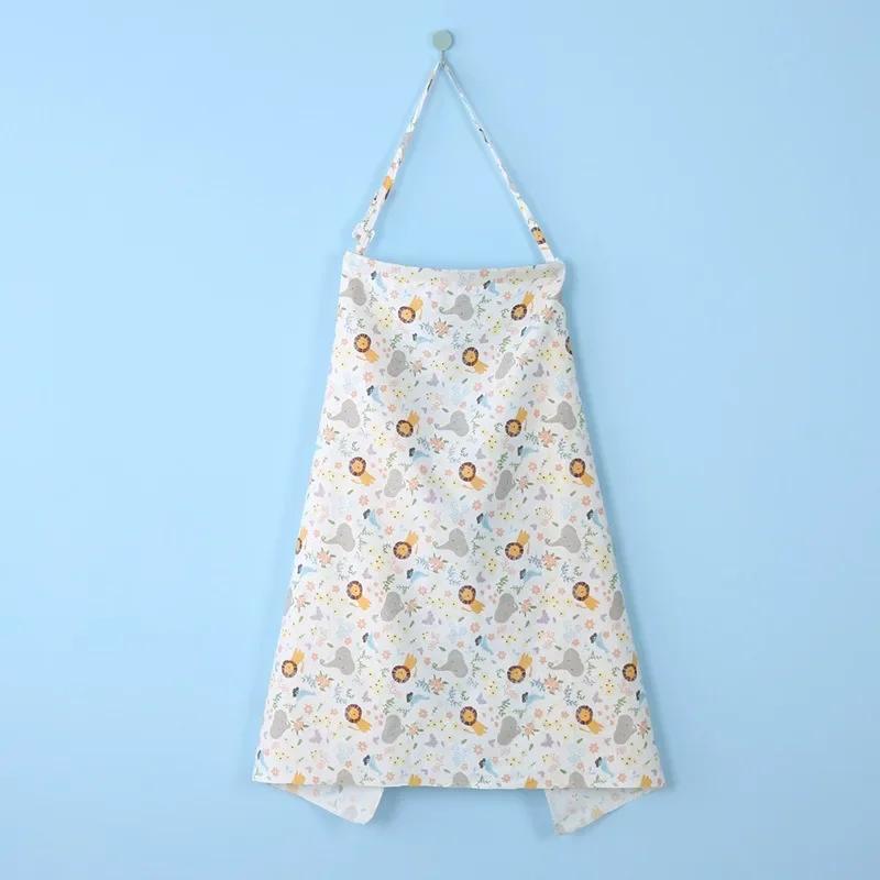 Breathable Cotton Baby Nursing Cover - Outdoor & Daily Breastfeeding Cape Soft Breast Feeding Cloth & Nursing Clothes for Moms
