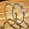 2026 Hydraulic Bracelet Buckle Bracelet Premium Light Luxury Unisex Chain