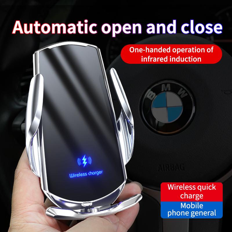 Car Phone Holder For Benz C Class W205 - 10.25" Screen Mobile Phone Support Car Mounts 15W Wireless Charging Accessories
