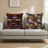 Afrykański Plemienny Etniczny Wzór Poszewka na Poduszkę Wielofunkcyjna Poszewka na Poduszkę do Domu i Samochodu - Dwustronna, Miękka i Trwała do Codziennego Użytku