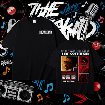 2025 Sommer Rapper Weicon Abel Makkonen Tour Merch T-Shirt Herrenmode HipHop T-Shirt Locker Lässig Baumwoll-T-Shirt