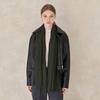 Premium Cashmere 100 Knit Muffler Khaki