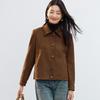 Women's Versatile Faux Suede Lapel Jacket