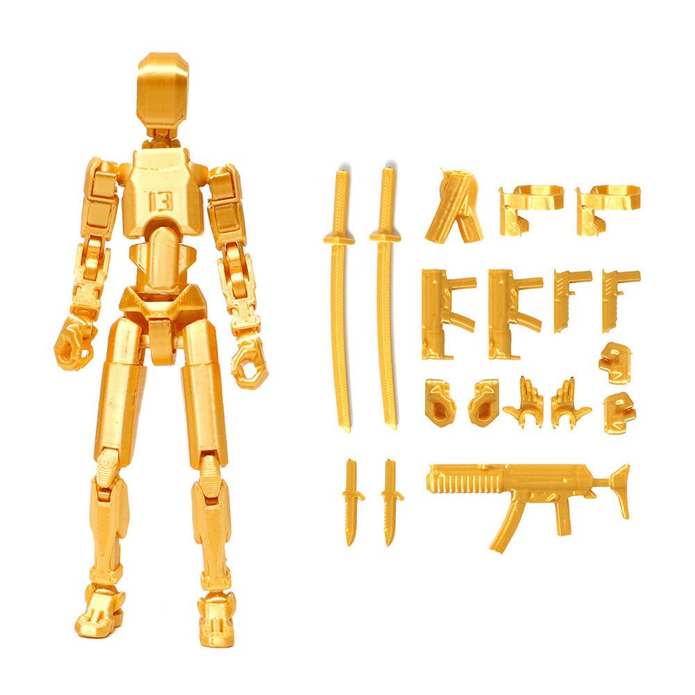 13 Multi-Jointed Action Figures with Weapon Expansion Set Action Figures Toys Action Figure Dummy Desk Decoration Gifts for Him