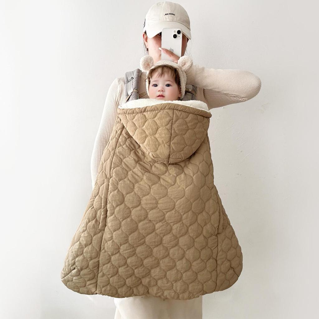 Baby Windproof Cloak: Stroller Blanket & Warm Carrier, Multifunctional for Autumn/Winter