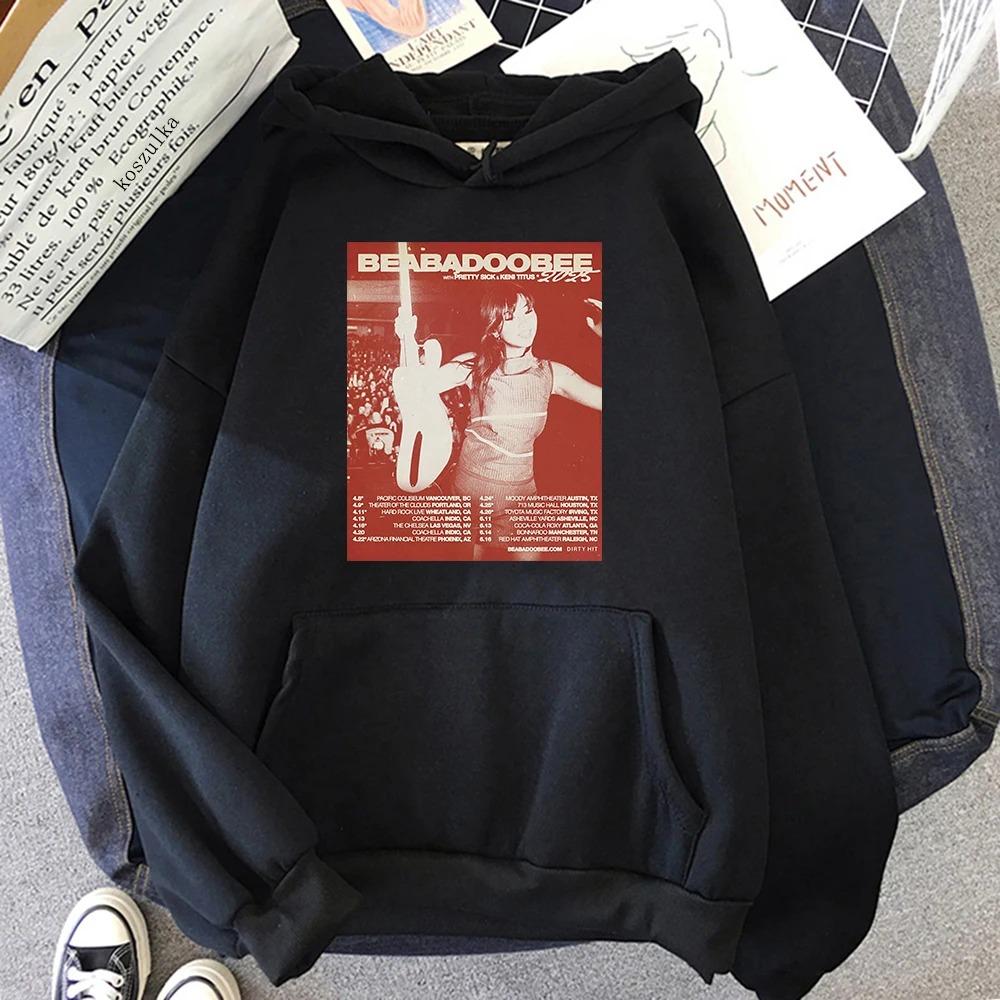 Ta en tugga Låt Huvtröja Beabadoobee 2025 Turné Dam/herr Huvtröjor Höst Vinter Kläder Mode Casual Sweatshirt Harajuku Unisex