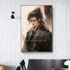 Chinese Style Swordsman Poster Ancient Customs Handsome Prints Canvas Painting Wall Art Pictures Home Living Room Modern Decor