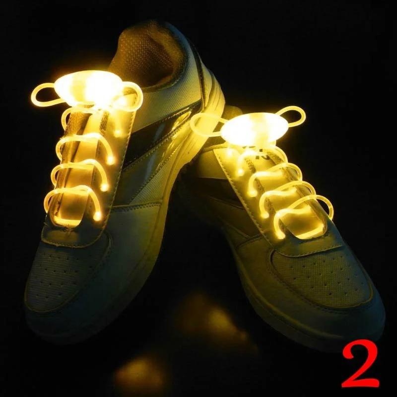 1 Pair Luminous Shoelaces Flat Sneakers Canvas Shoe Laces Glow In The Dark Night Color Fluorescent Shoelace Shoe Accessories