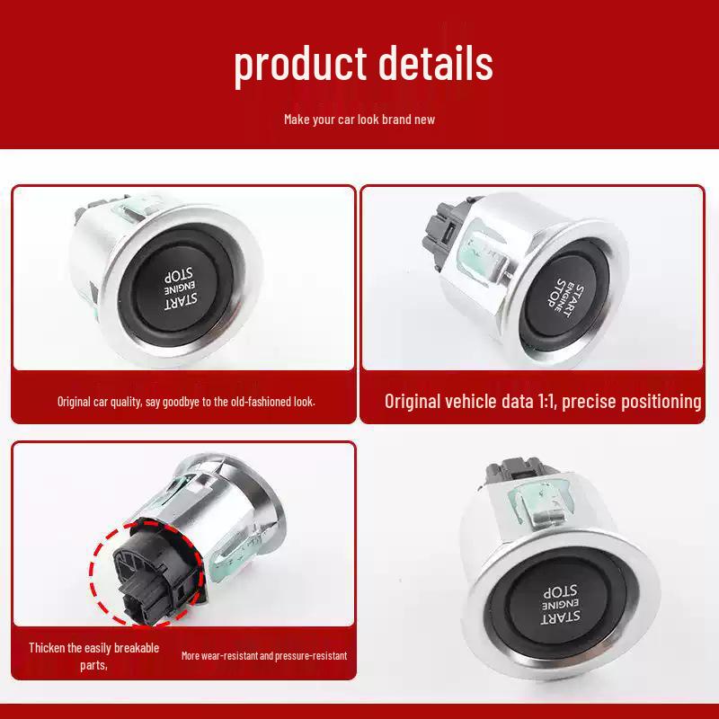 Suitable for 2010-2012 Land Rover Range Rover Autobiography One-Key Start Button Ignition Switch LR050802.