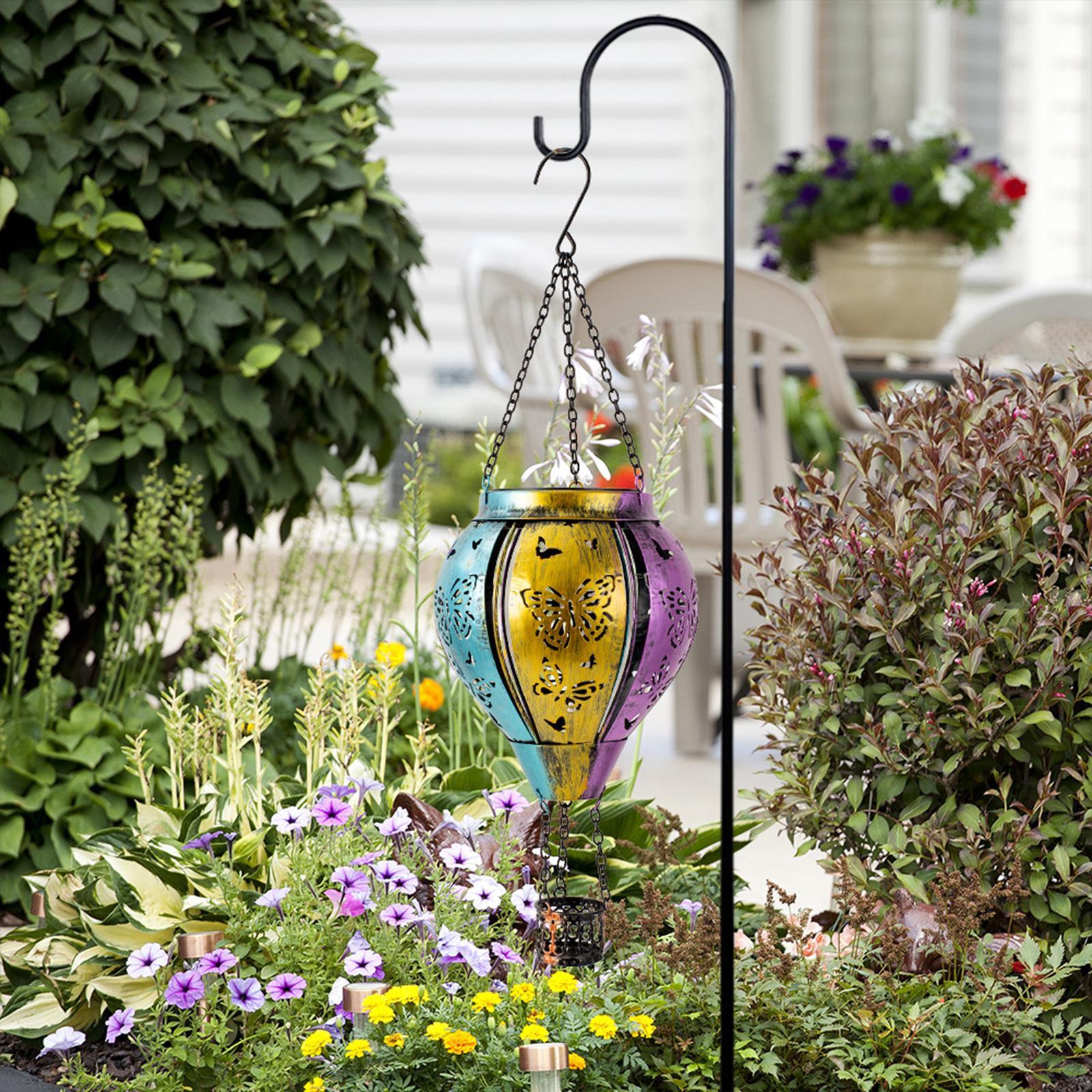 

Солнечный фонарь в виде воздушного шара, декоративный уличный подвесной светильник для патио для