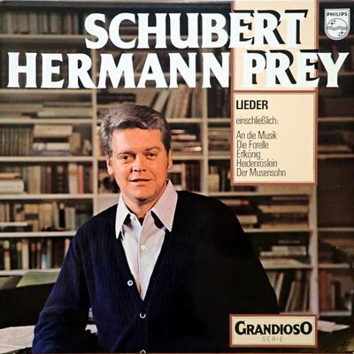 LP Record HERMANN PREY  KARL ENGEL  LEONARD  Schubert  Lieder  Hermann Prey 6573010 Philips Germany Classical Used