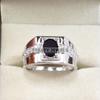 Black Onyx Oval Cut Gemstone With 925 Sterling Silver Ring For Men's #A827 JL375666927189