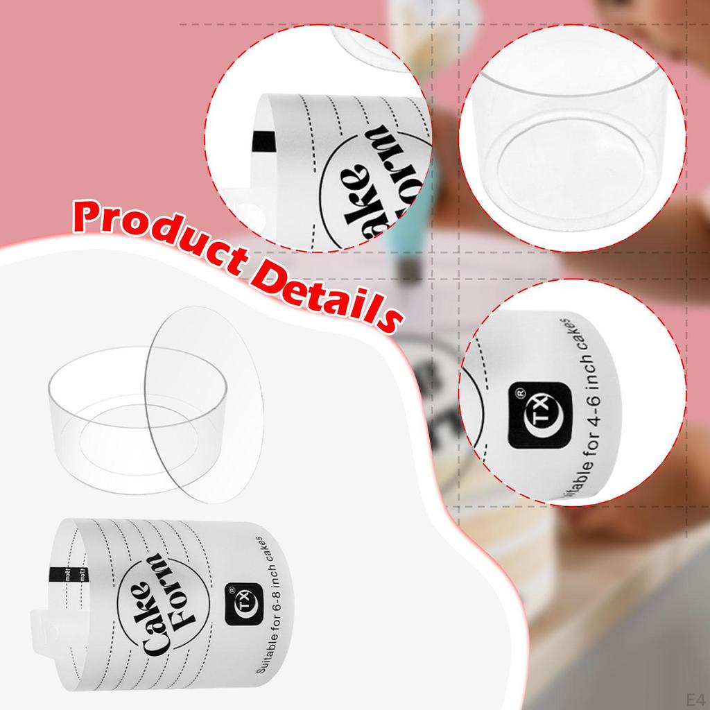 Acrylic Cake Form for Beginners and Pros Versatile Accessories Baking Tool