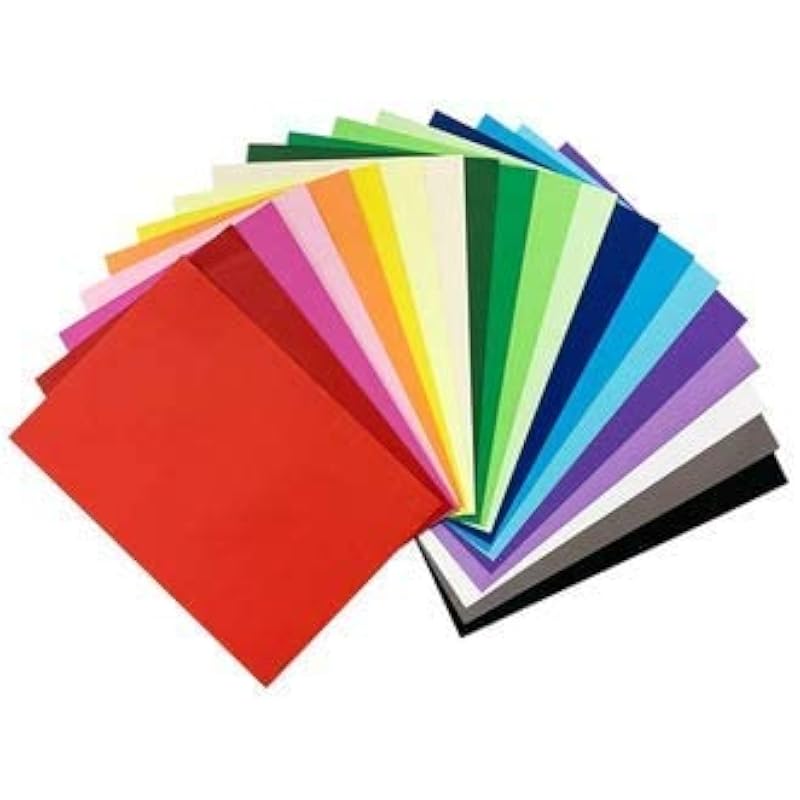 Eclet 40 Pcs Color A4 Medium Size Sheets (10 Sheets Each Color) Art And Craft Paper Double Sided Colored Set 187