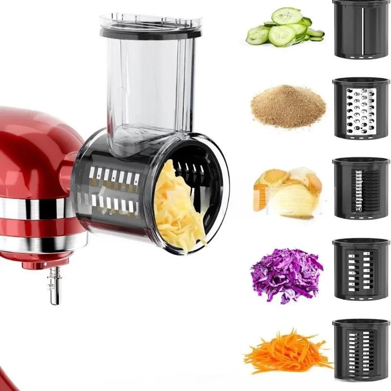 

Аксессуары для овощерезки Kitchenaid Большие ножи Кухонная машина для нарезки и шинковки Калибр Инструмент для нарезки овощей с пятью