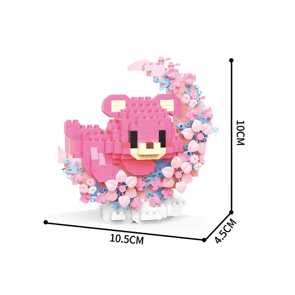 Nová Mini Kočka Pes Mýval Panda Roztomilý Mazlíček Malé Stavební Kostky Model Série Dekorace Dětské Hračky Dětský Dárek