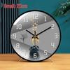 Elegant Multifunctional Clock: Desk, Wall, Table, or Floor Use – Light Luxury Ornament with Simple Pendulum