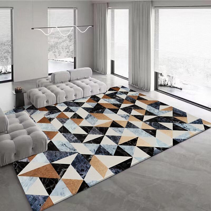 Fashionable and high-end carpet, living room sofa and coffee table carpet, light luxury Nordic minimalist carpet