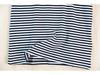 Siqi Women's Ribbed Stretch Cotton Color Block Striped Slim Fit Round Neck Short Sleeve T-shirt