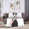 Chainsaw Man Reze   Blanket  Picnic Flannel Throw Blanket For Outdoor Super Warm Custom Quality Bedspread Gift Idea