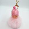 Cute Plush Car Keychain Sleep Doll Keychain Pendant