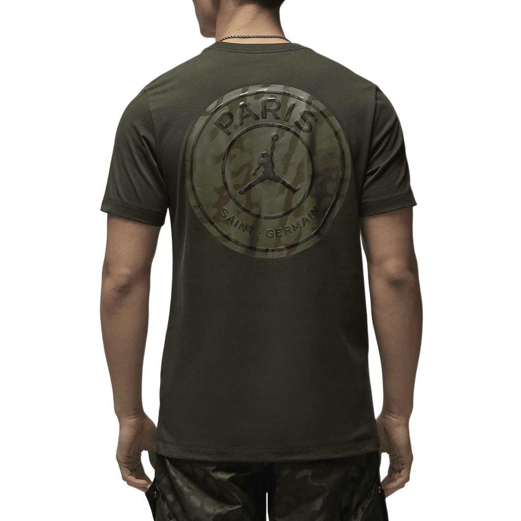 Jordan X PSG SS24 T Shirt Men's Dark Green FN5333-355