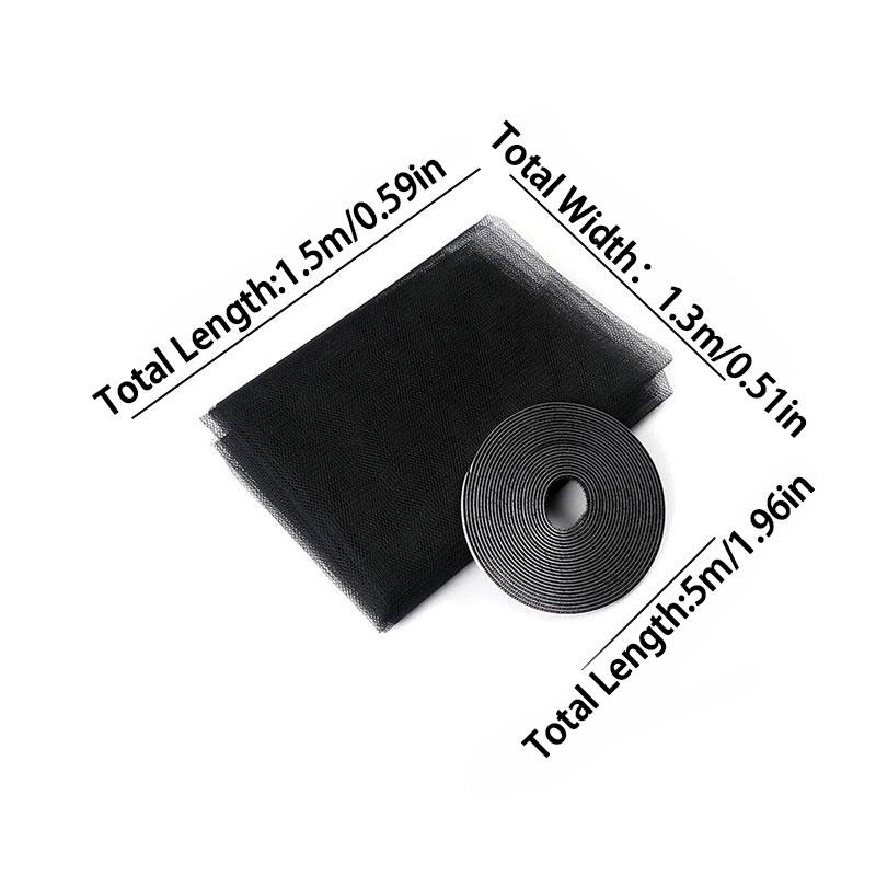 

1 шт., противомоскитная сетка для двери, самоклеящаяся насекомое, муха, москитная сетка для окна, занавеска, москитная сетка 1.3*1.5