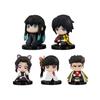 5 Style/set Q Version Demon Slayer Sitting Ghost Doll Tanjiro Nidouzi Inosuke Zenizu Figure Action Figure Movie Model Toys Doll