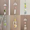 Transparent Keychain Cute Wind Chime Pendant Keyring Mobile Phone Lanyard Kawaii Bag Decorative Accessories Home Decorations