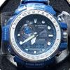 CASIO Men Liquid Crystal/Analog Dual Display Series Black Watch GWN-1000-2AER GWN-1000-2AER