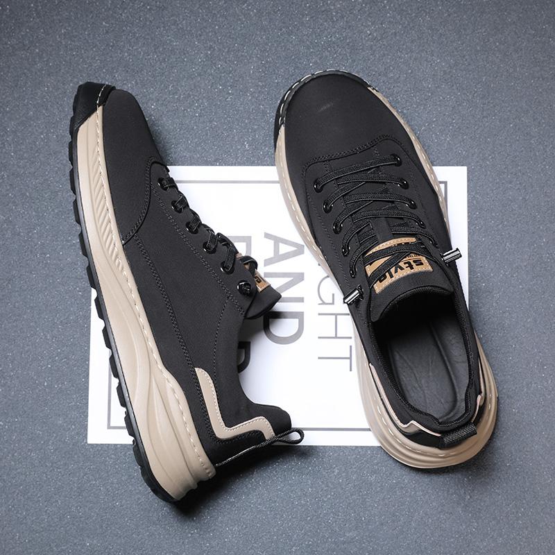 ModeNeuer Trend Lässige Lederschuhe Vielseitige Freizeit Herren-Sneaker Rutschfestes Trekkingschuhwerk Ultraleichte Bequeme Herren-Vulkanisierte Schuhe