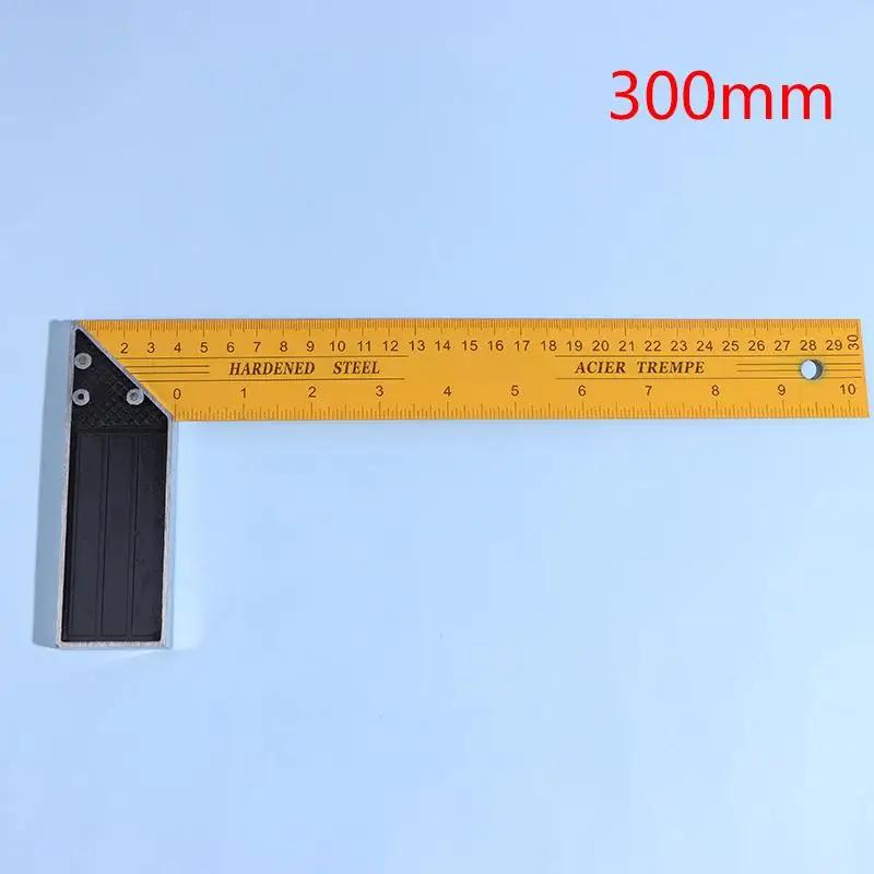 Woodworking and Building Ruler: L-shaped Multifunctional Metal Square for High Precision Measurement.