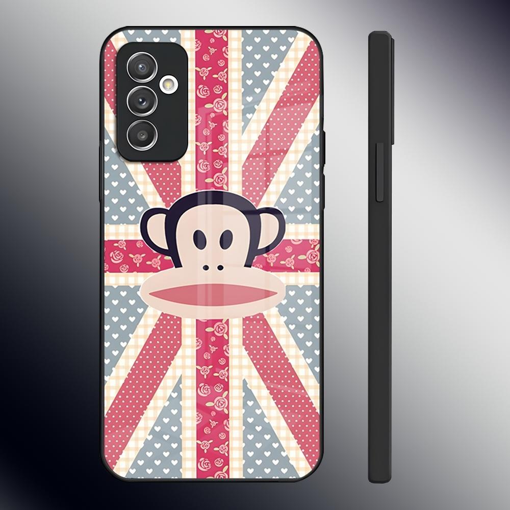 Fashion Logo P-Paul F-Frank Phone Case For Samsung S26 S24 Ultra S23 S22 S21 Fe S25 Plus A54 A34 A24 A53 A13 A16 Glass Cover