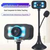 HD USB Webcam with Microphone & Night Vision for Streaming, Video Calls, and Online Classes