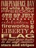TIN SIGN Independence Day Holiday Art Deco Garage Wall DecorAluminum