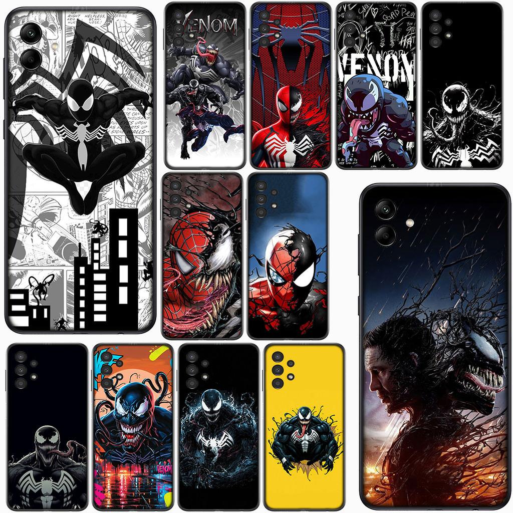 For Motorola Moto G86 G57 G67 G24 G15 G54 Power G13 G14 G34 G35 G45 G60 G53 G55 G64 G75 G72 Phone Case Venom Marvel Spider Man