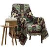 Dekoracyjny bawełniany tkany koc narzutowy Ręcznik na sofę Bawełniany Ciepły Pokrowiec 130 x 180 cm (Styl bohemy)