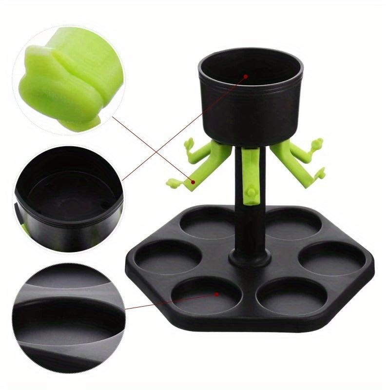 Hexagonal Liquor Dispenser Plastic Shot Glass Dispenser Alcohol Wine Dispenser for Parties