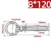 304 Stainless Steel Expansion Bolts With Eye Screws For Wall Anchors 50 150mm Lengths Waterproof And Rust Proof Design