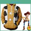 Bequeme Weiche Toy Story 4 Sheriff Woody Streifen Kapuzenjacke Aus Atmungsaktivem Hochwertigem Material