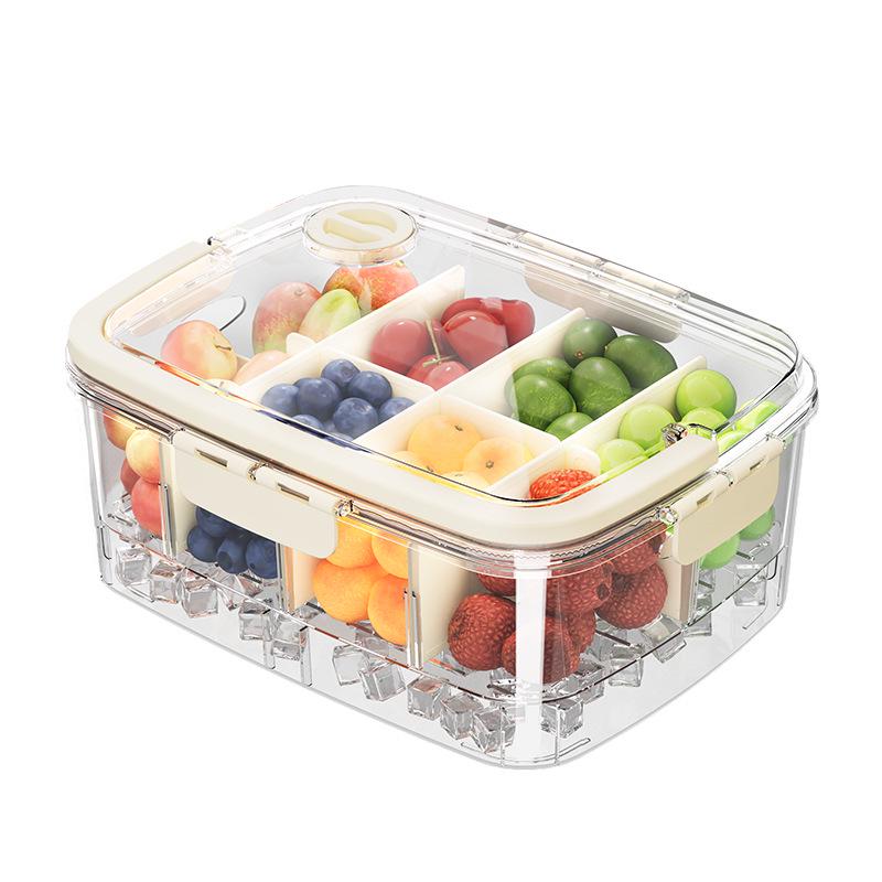 Outdoor Fresh-Keeping Picnic Basket: Food-Grade, Sealed, Transparent Storage Box