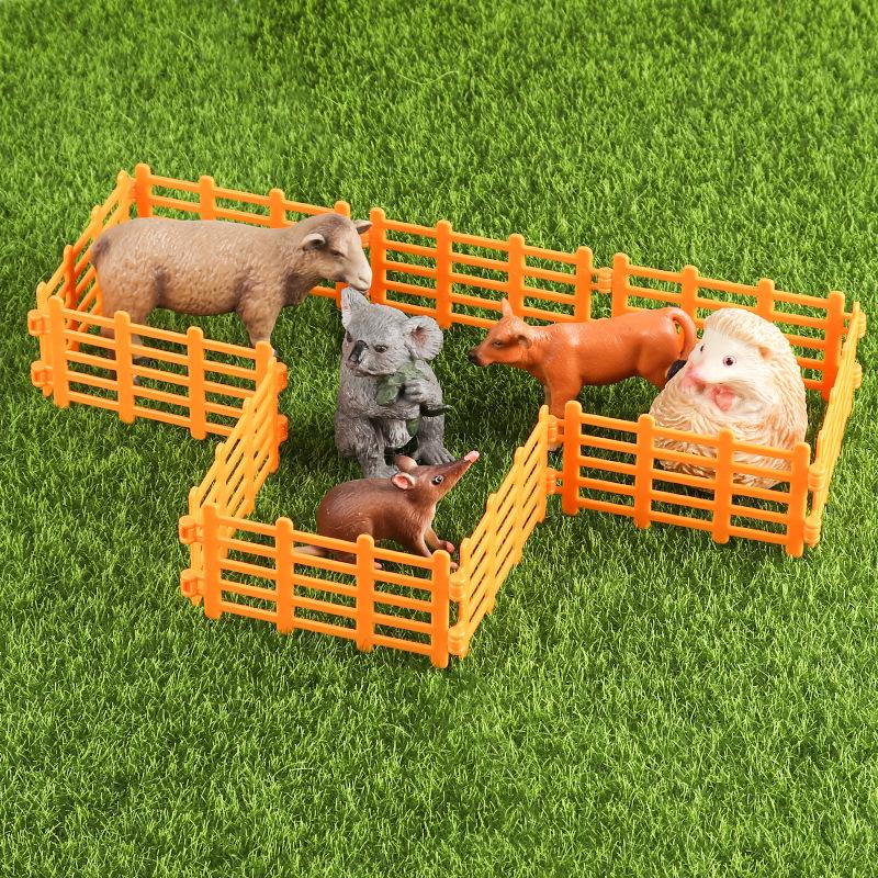 Creative Simulation Fence Set for Farm, Ranch, Zoo, or Sandbox Decorations