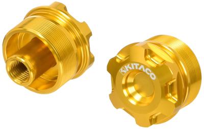 Kitaco Gabelbolzen-Set (Honda Typ 1) Gold Grom (JC92) Affe 125 (JB02/JB03/JB05) Dax 125 (JB04) 502-1001070